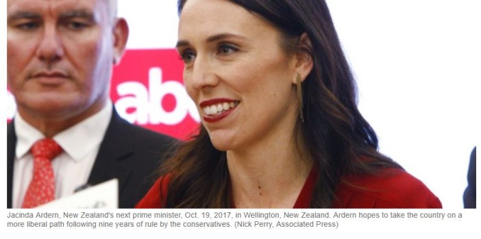 New Zealand’s new prime minister, said the nation will hold a referendum over the next three years